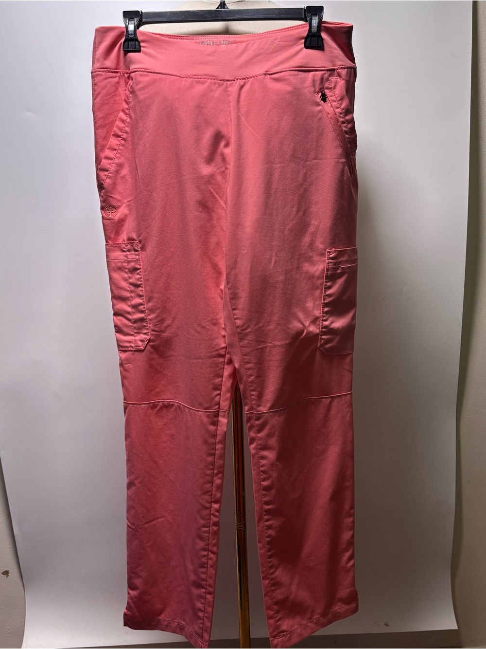 Purple Label Yoga by Healing Hands Tyra Slim Scrub Pants Size M